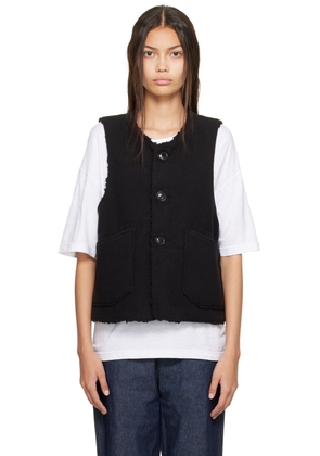 Engineered Garments Black Over Reversible Vest