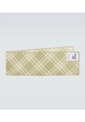 Burberry Burberry Check wool scarf