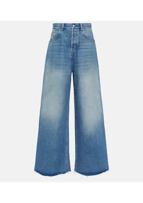 Gucci Horsebit high-rise wide-leg jeans