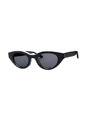Thierry Lasry Acidity Sunglasses in Black - Black. Size all.