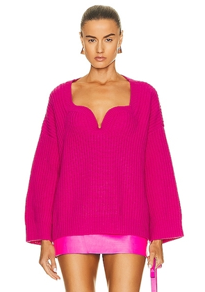 Valentino Wool Sweater in Pink - Pink. Size XS (also in ).