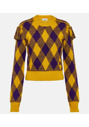 Burberry Argyle wool jacquard sweater