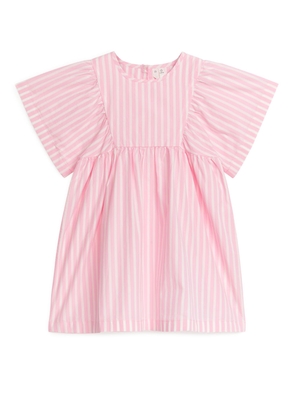 Cotton Poplin Dress - Pink