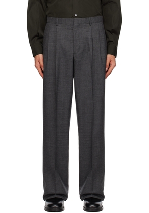 Sunflower Gray Pleated Trousers