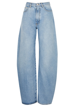 Alaïa Barrel-leg Tapered Jeans - Blue - 38 (UK10 / S)