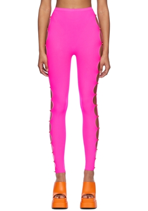 Sinead Gorey Pink Cutout Leggings