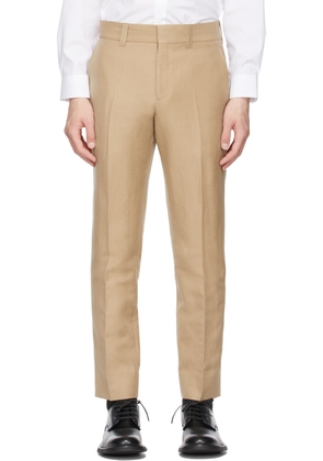 Burberry Beige Cropped Tailored Trousers