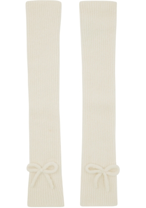 Gimaguas Off-White Lacito Arm Warmers