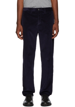 Moncler Navy Corduroy Trousers