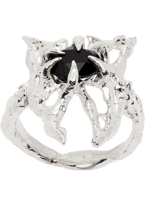 Harlot Hands SSENSE Exclusive Silver Butterfly Ring