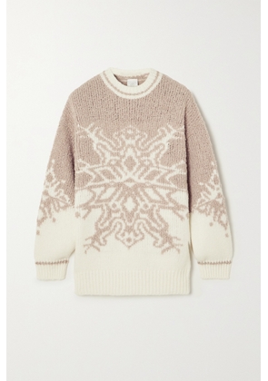 Bogner - Janita Wool-blend Intarsia Sweater - Neutrals - FR34,FR36,FR38,FR40,FR42