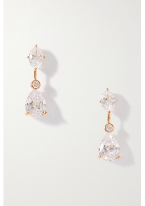 Anissa Kermiche - Grande Dame Gold Vermeil Crystal Earrings - One size