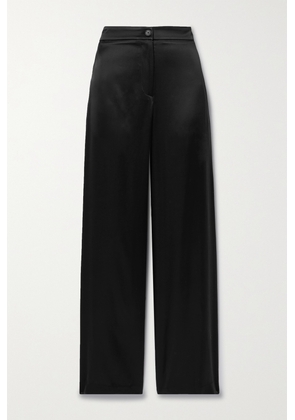 Nili Lotan - Germain Silk-satin Straight-leg Pants - Black - US0,US2,US4,US6,US8,US10