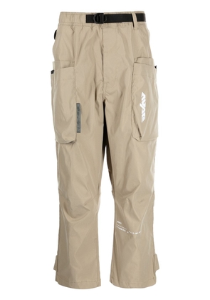 AAPE BY *A BATHING APE® belted-waist trousers - Brown