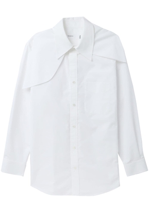 Toga layered cotton-poplin shirt - White