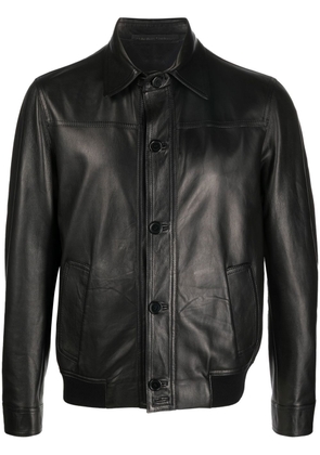 Salvatore Santoro suede shirt jacket - Black