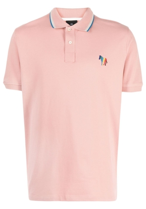 PS Paul Smith logo-embroidered cotton polo shirt - Pink
