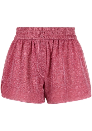 Oséree metallic-effect mini shorts - Pink