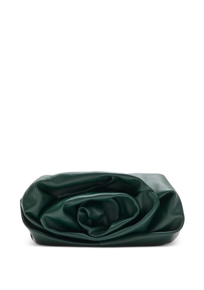 Burberry Rose draped leather clutch bag - Green