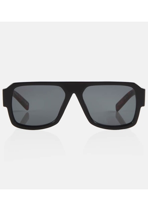 Prada Flat-brow acetate sunglasses