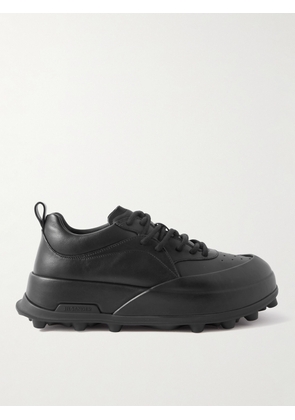Jil Sander - Orb Leather Sneakers - Men - Black - EU 40