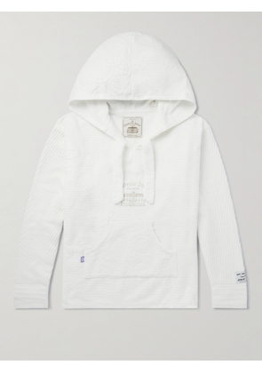 Gallery Dept. - Beach Baja Embroidered Recycled Cotton-Terry Hoodie - Men - White - S