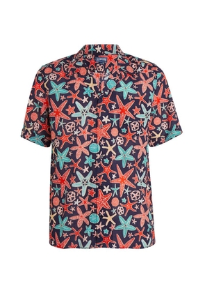 Vilebrequin Linen Starfish Shirt