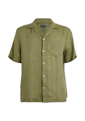 Frescobol Carioca Linen Short-Sleeve Shirt