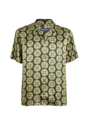 Frescobol Carioca Silk Short-Sleeve Shirt
