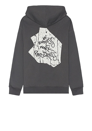 Objects IV Life Progress Hoodie in Anthracite Grey - Grey. Size XL (also in ).