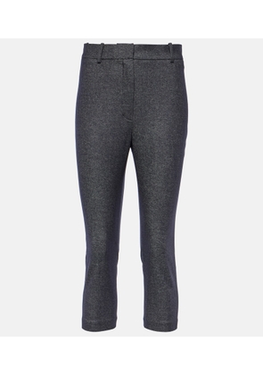 Magda Butrym High-rise wool and cotton cropped pants