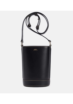 A.P.C. Ambre Small leather bucket bag