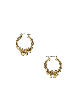 LAURA LOMBARDI Radda Earrings in Brass - Metallic Gold. Size all.