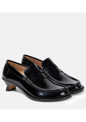 Loewe Campo leather loafer pumps