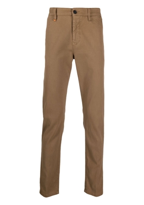 BOSS mid-rise straight-leg trousers - Brown