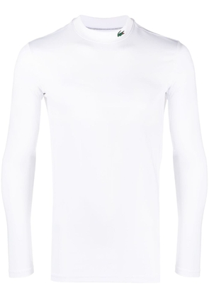 Lacoste long-sleeve stretch T-shirt - White