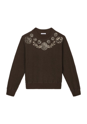 Dolce & Gabbana Kids Cotton Crest Sweatshirt (2-6 Years)