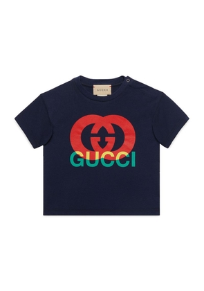Gucci Kids Cotton Logo T-Shirt (3-36 Months)