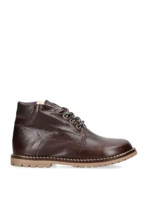 Bonpoint Leather Derby Boots