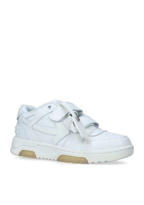 Off-White Kids Leather Out Of Office Sneakers