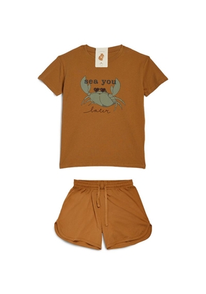 Konges Sløjd Sea You Later T-Shirt and Shorts Set (5-10 Years)