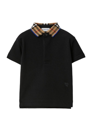 Burberry Kids Check-Collar Polo Shirt (6-24 Months)