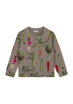 Dolce & Gabbana Kids Farmer Print Sweatshirt (8-14 Years)