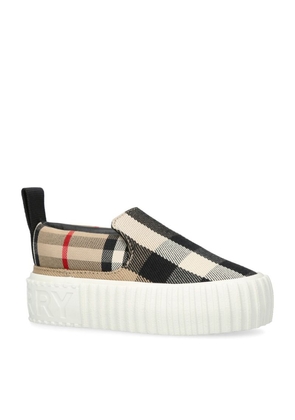 Burberry Kids Check Shoes