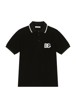 Dolce & Gabbana Kids Cotton Logo Polo Shirt (8-14 Years)