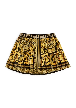 Versace Kids Baroque Print Pleated Skirt (4-14 Years)