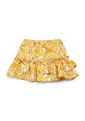 Versace Kids Baroque Ruffle Skirt (12-36 Months)