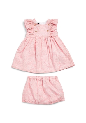 Versace Kids Baroque Dress And Bloomers Set (3-18 Months)