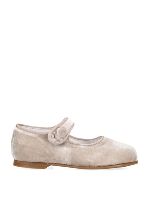 Papouelli Velvet Catalina Mary Janes