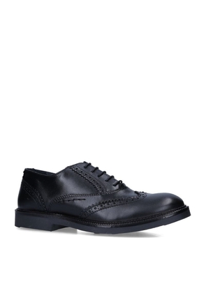 Papouelli Leather Riley School Shoes